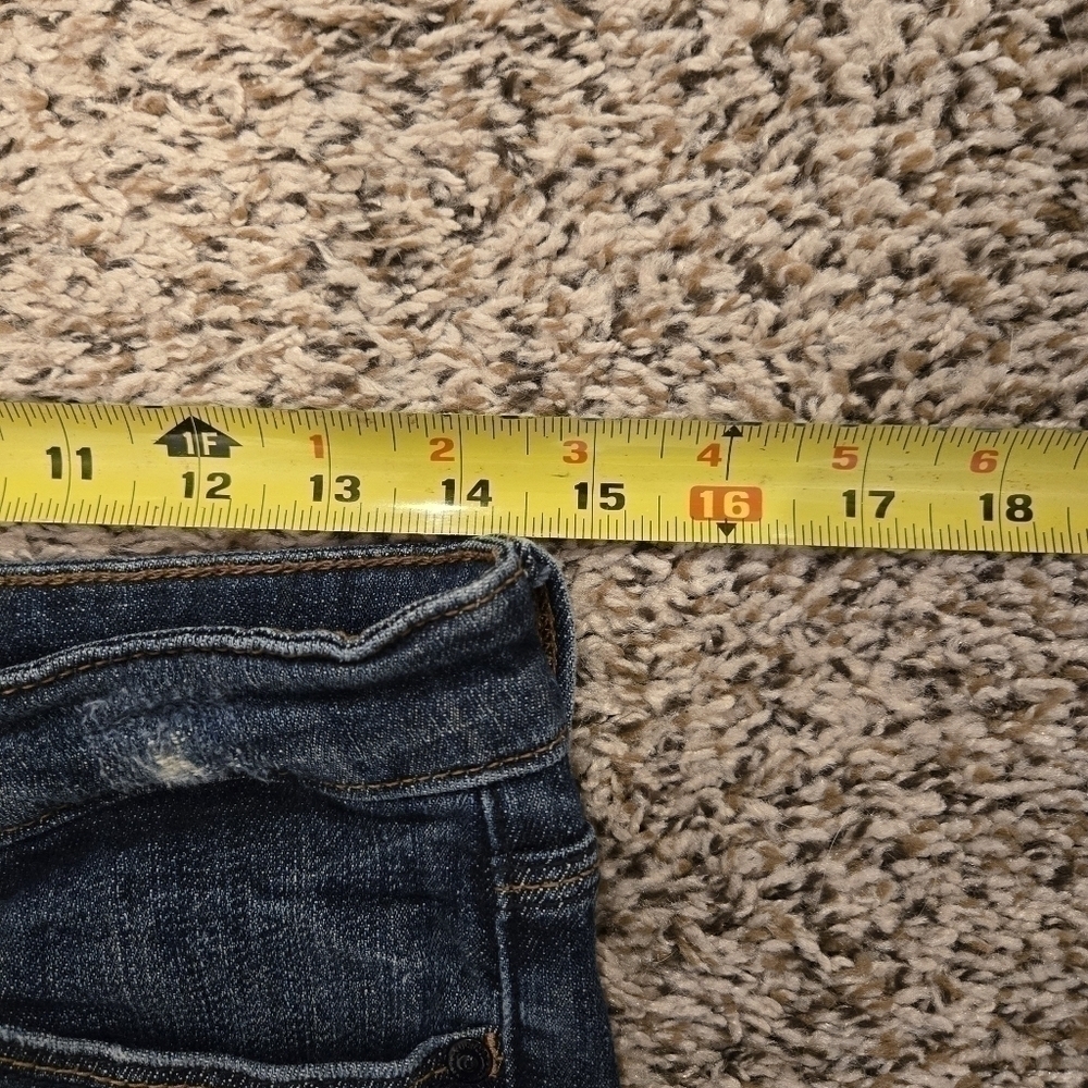 Eunina Jeans Women's Lauren Mid Rise Skinny Distressed Jeans Size 5 - Picture 11 of 12